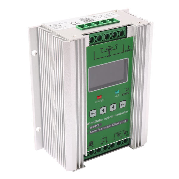 MPPT Wind Solar Hybrid Charge Controller 1200W Solar And 1500W Wind Dock