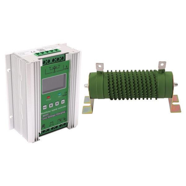 MPPT Wind Solar Hybrid Charge Controller 1200W Solar And 1500W Wind Dock