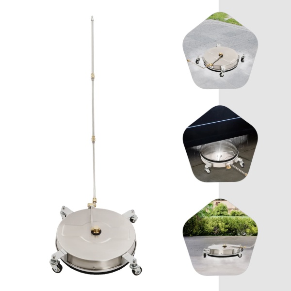 16inch Surface Cleaner, 2-in-1 Surface Cleaner, Silver Surface Cleaner 16inch Surface Cleaner, 2-in-1 Surface Cleaner, Silver Surface Cleaner