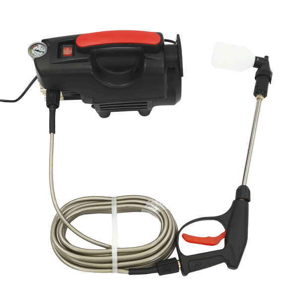 Portable 22mpa Car Washer Kit 1400wElectric Pressure Power Washer With Spray Gun