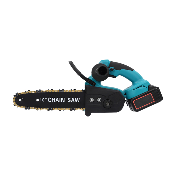 10 Inch Mini Cordless Chain Saw Cordless Chainsaw with Battery & Charger 1500W