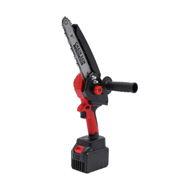8 inch 850W Mini Cordless Chainsaw Electric One-Hand Saw Battery Wood Cutter