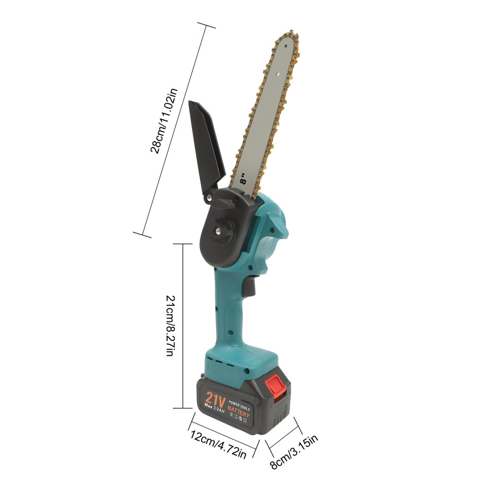 High-end 8 Inch Mini Chainsaw Cordless Brushless, Portable Chain Saws ...