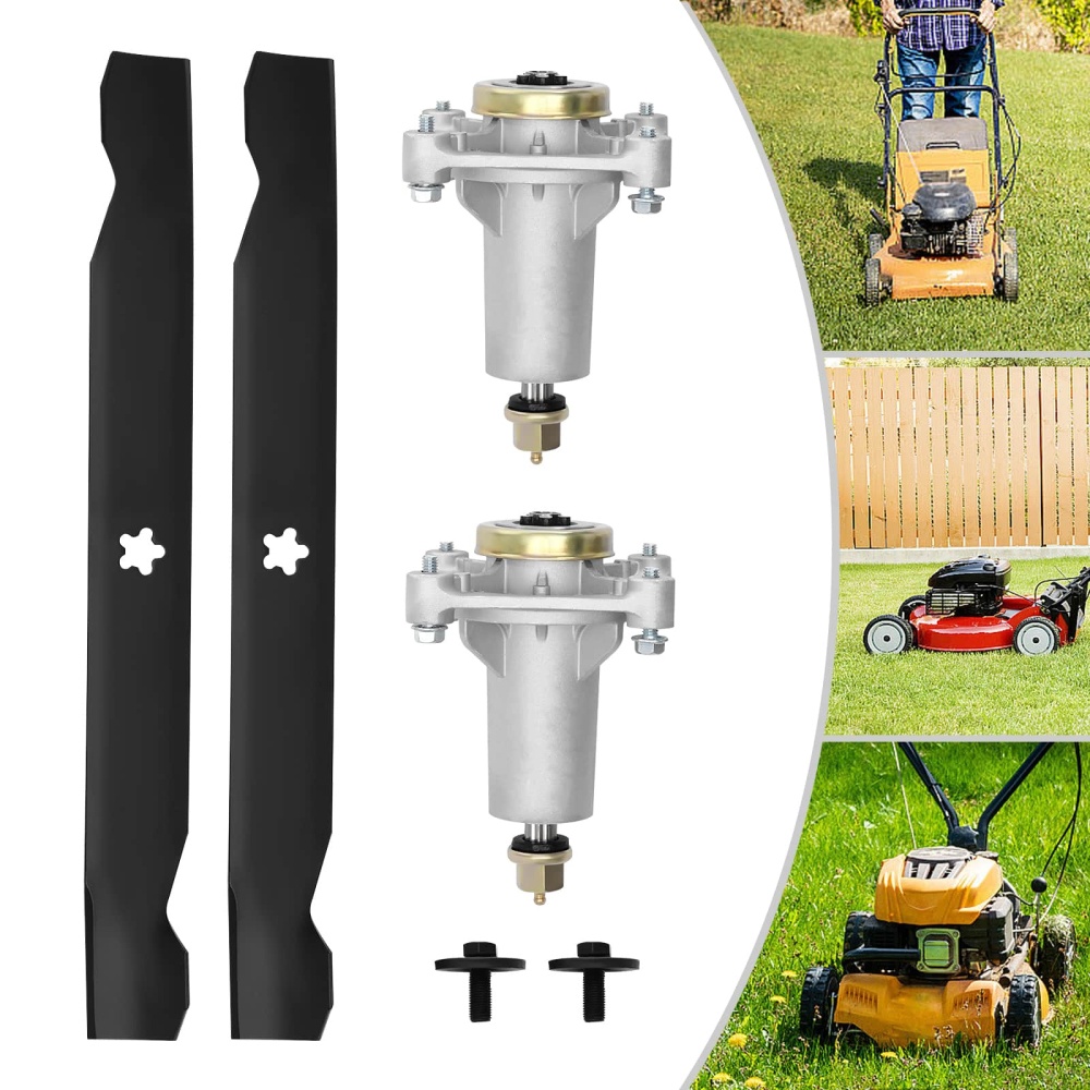 21in Lawn Mower Deck Rebuild Kit Lawn Mower Blade& Spindle Assembly