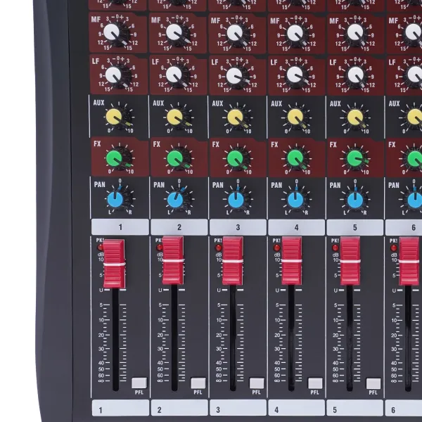Professional Mixer Sound Board Console 8 Channel Desk System Interface Digital USB MP3 Input Phantom Power Stereo DJ Studio