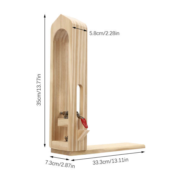 Leather Stitching Clamp, DIY Hand Stitching Leather Clamping, Pine DIY Leather Stitching Clamp