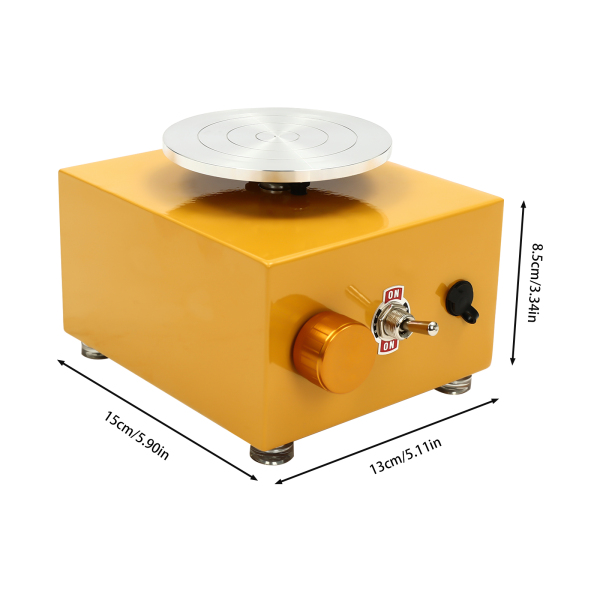 CNCEST Mini Pottery Wheel Machine, Electric Ceramic Work Forming Machine, Clay Shaping Tools