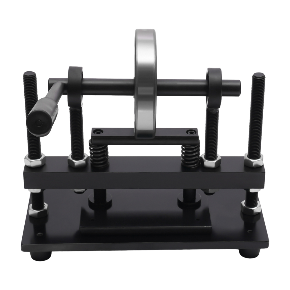 Manual leather cutting machine hand press shape