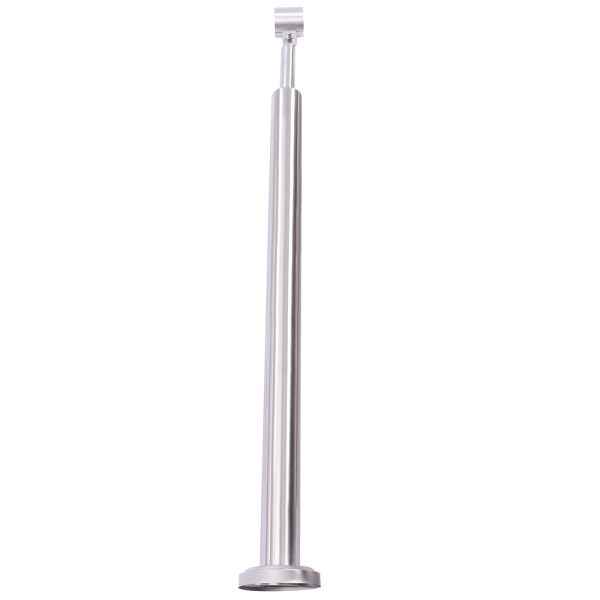 Step Handrail 3 Steps Stainless Steel Stair Railing Handrails Metal Hand Rails for Steps 111*15*10.9cm
