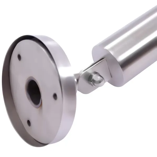 Step Handrail 3 Steps Stainless Steel Stair Railing Handrails Metal Hand Rails for Steps 111*15*10.9cm