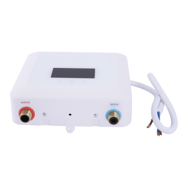 Mini Electric Water Heater 7500W Electric Water Heater with Remote Control (White 220V 7500W)
