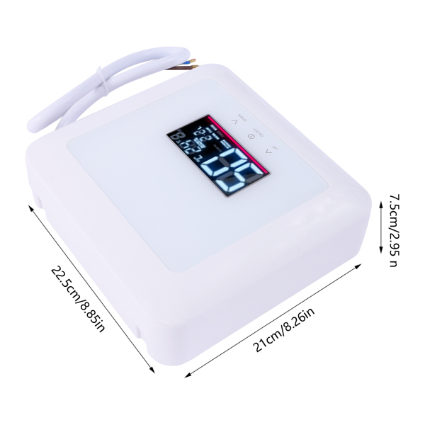 Mini Electric Water Heater 7500W Electric Water Heater with Remote Control (White 220V 7500W)