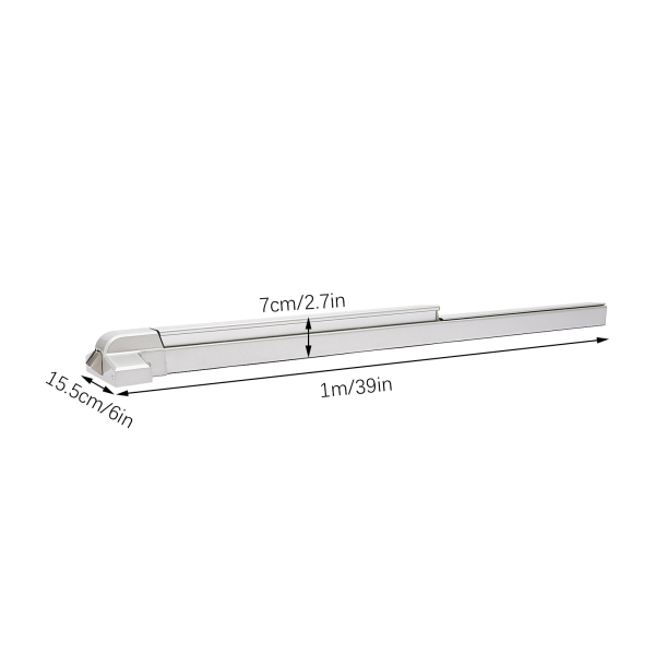 Door Push Bar Panic Exit Device With Exterior Lever Panic Device Lock Steel Kit